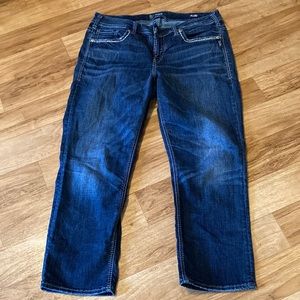Silver jeans, size 14/L23